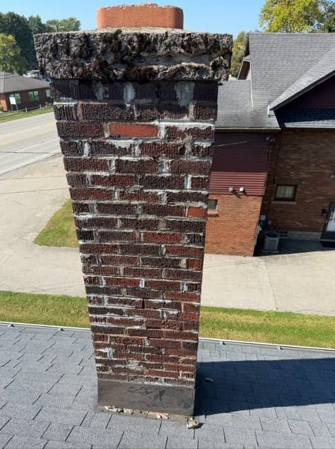 Before: Damaged Roof