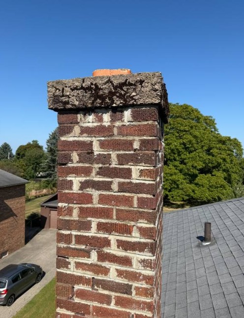 Before: Damaged Roof